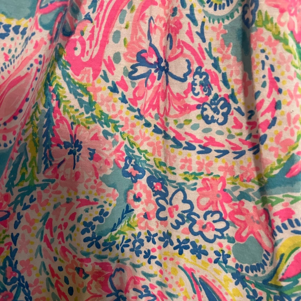 Lilly Pulitzer Pink Ruffled Tiered Sundress - Picture 3 of 5